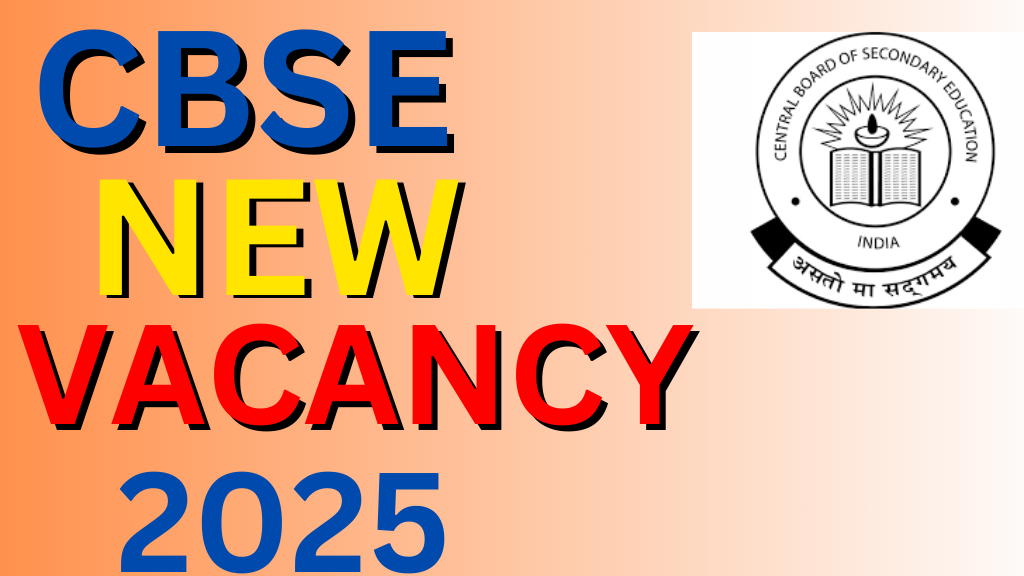 CBSE Recruitment Junior Assistant 2025 Check Full Detail